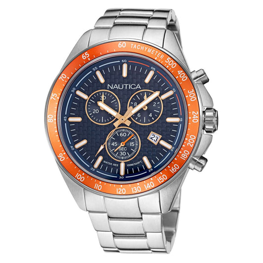 Nautica Men's Watch Nautica Napobf117 Silver (Ø 47 Mm)